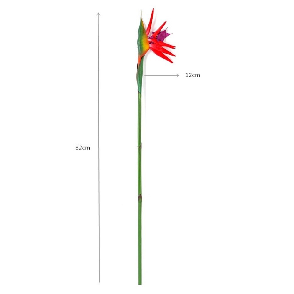 Bird Paradise Strelitzia - Uzun Saplı Yapay Cennet Kuşu Çiçeği