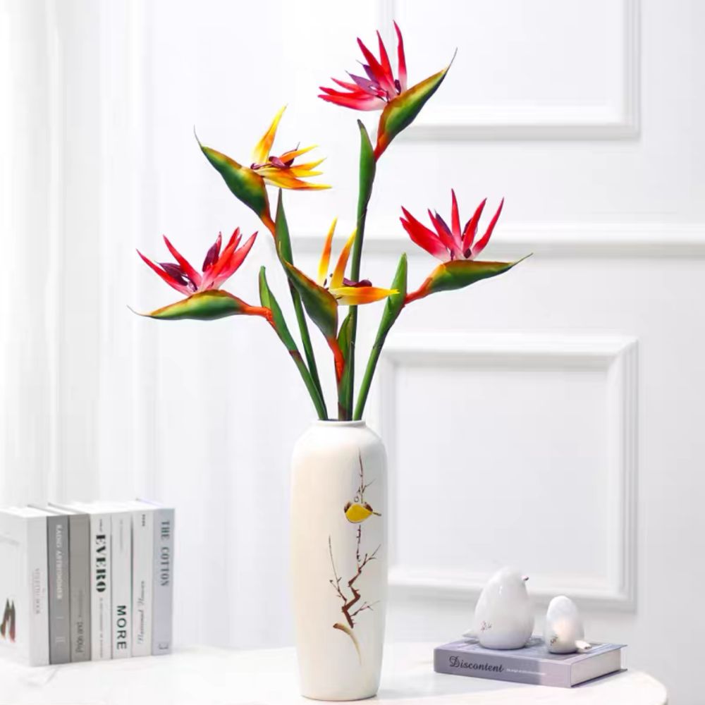 Bird Paradise Strelitzia - Uzun Saplı Yapay Cennet Kuşu Gerçekçi