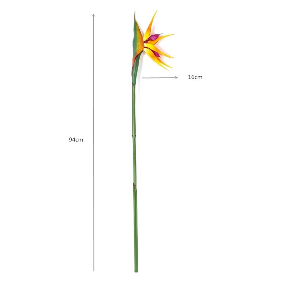 Bird Paradise Strelitzia - Yeni Uzun Saplı Yapay Cennet Kuşu