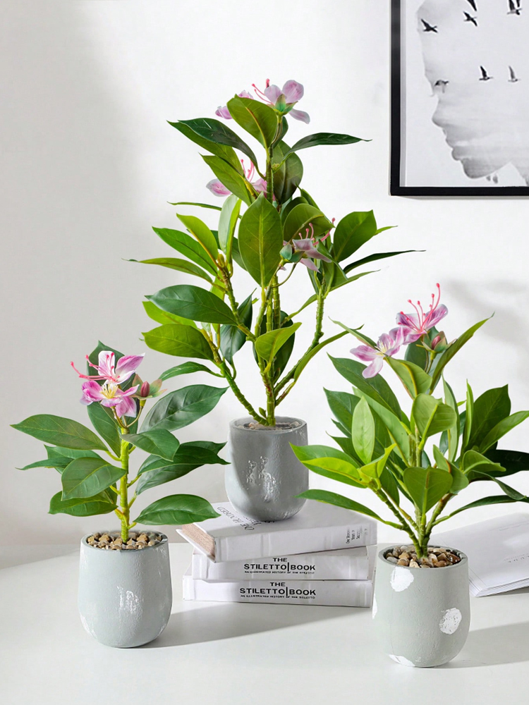 Ficus Lyrata Tree - 21-40 cm Yapay Azaleas Bitkiler Sahte