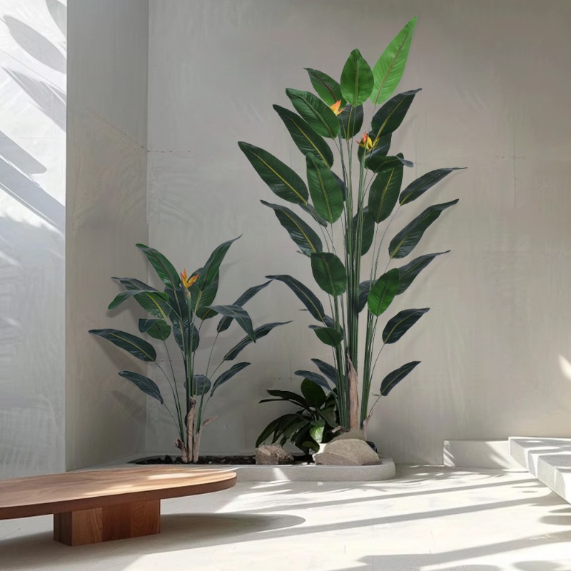 Bird Paradise Strelitzia - Gerçekçi Büyük Yapay Kuş Cenneti Strelitzia