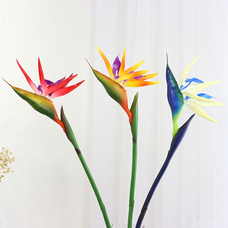 Bird Paradise Strelitzia - 90CM silikon cennet kuşu strelitzia simülasyonu
