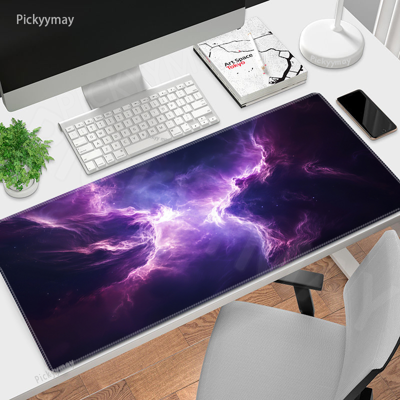 Tradescantia Purple - Mor Yıldız Uzay Büyük Mouse Pad