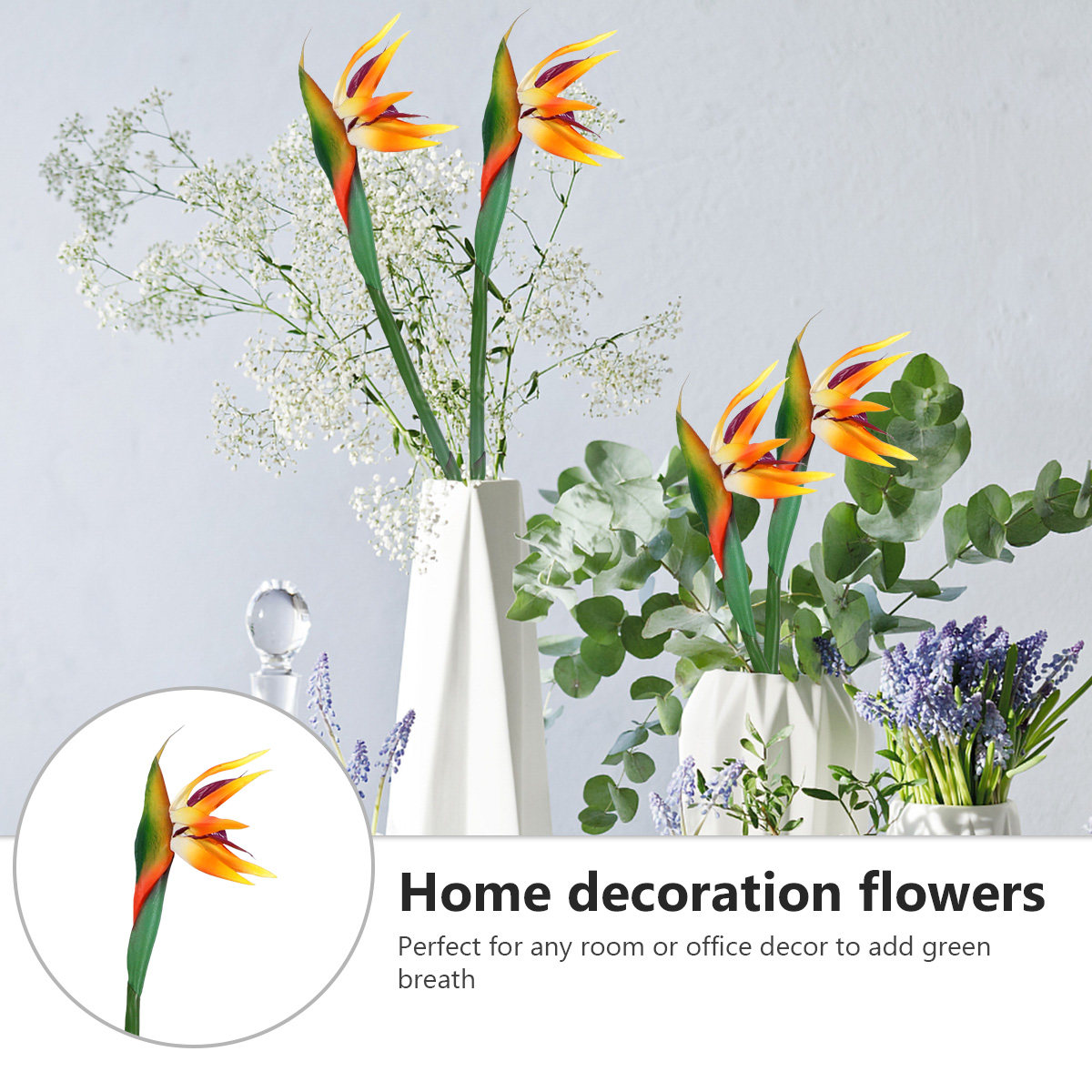 Yapay Strelitzia Çiçeği Gerçek - Bird Paradise Strelitzia incelemesi ve fiyatı
