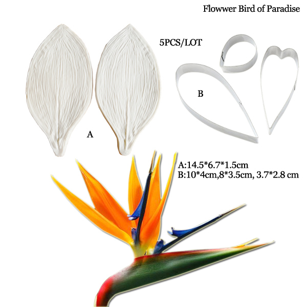 Büyük Gumpaste Strelitzia kuşl - Bird Paradise Strelitzia incelemesi ve fiyatı