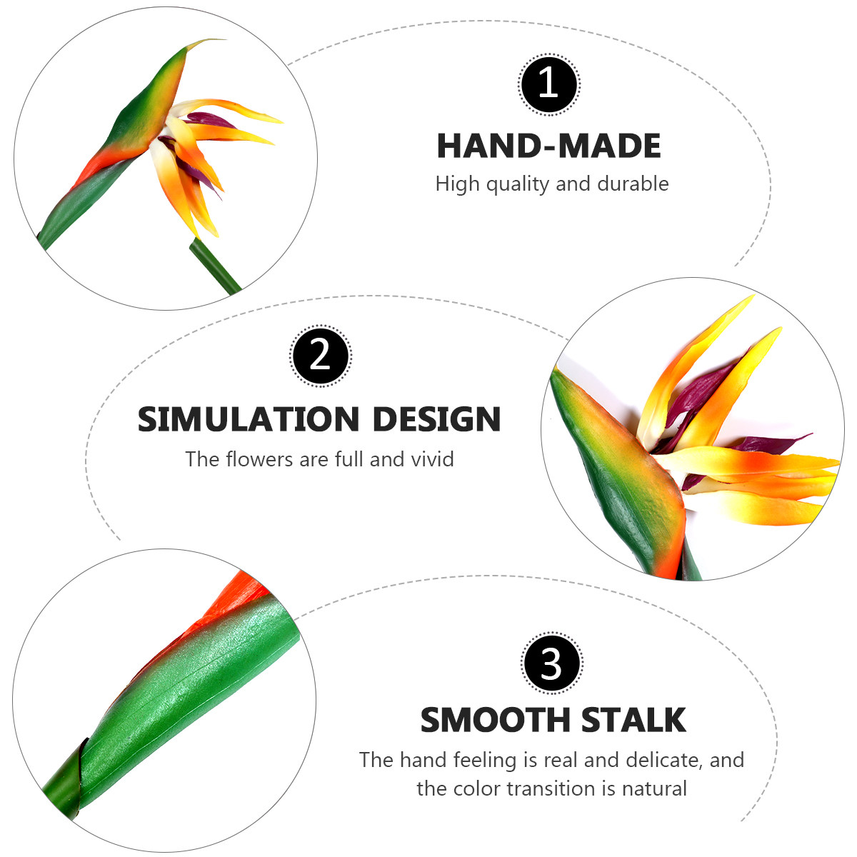 Yapay Cennet Kuşu Çiçeği Gerçe - Bird Paradise Strelitzia incelemesi ve fiyatı