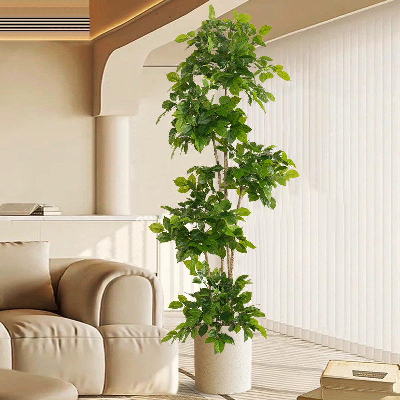 2-78in Büyük Sahte Bitkiler Ya - Ficus Lyrata Tree incelemesi ve fiyatı