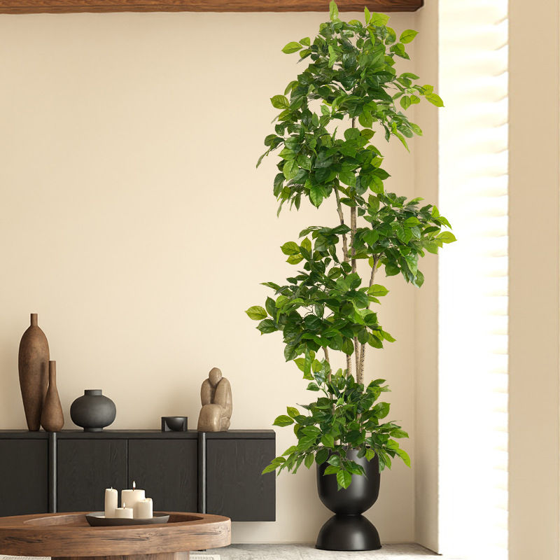 2-78in Büyük Sahte Bitkiler Ya - Ficus Lyrata Tree incelemesi ve fiyatı