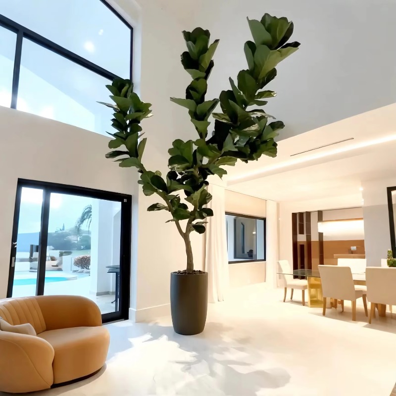 Yapay Bitkiler İç Mekan Saksı  - Ficus Lyrata Tree incelemesi ve fiyatı