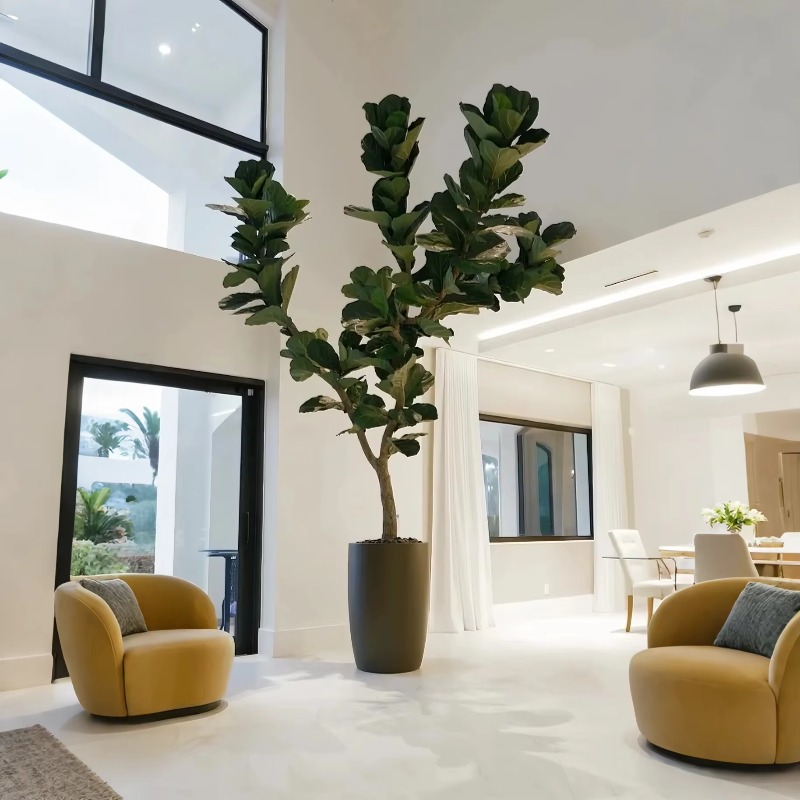 Yapay Bitkiler İç Mekan Saksı  - Ficus Lyrata Tree incelemesi ve fiyatı