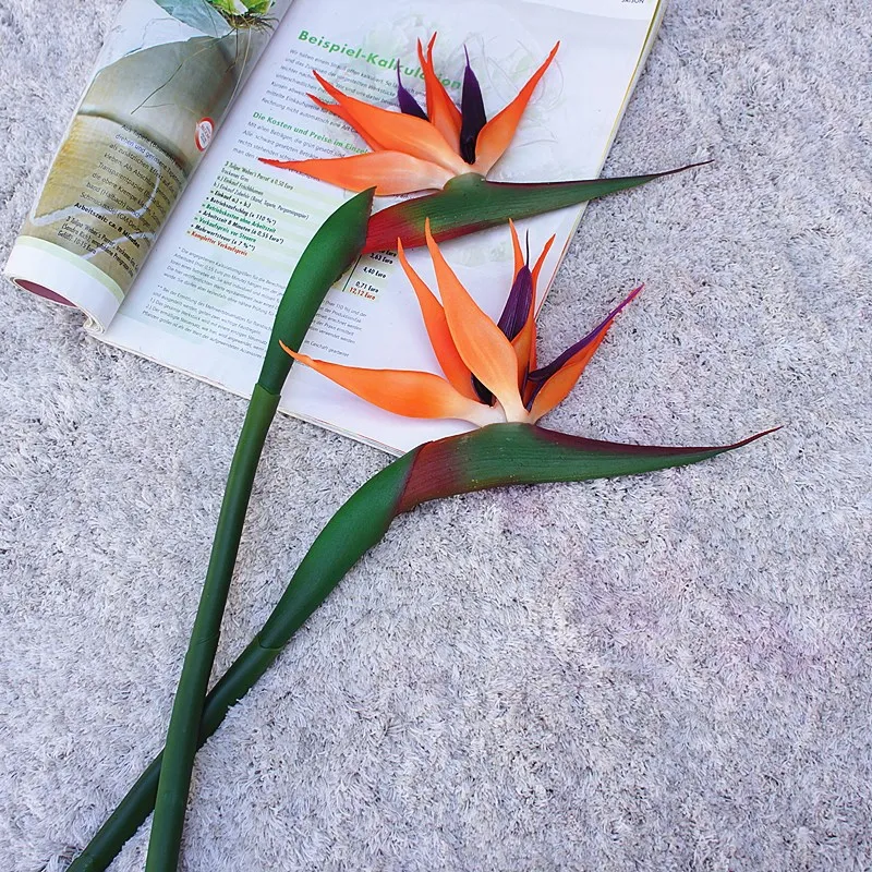 80CM yapay gerçek çiçek kuş ce - Bird Paradise Strelitzia incelemesi ve fiyatı