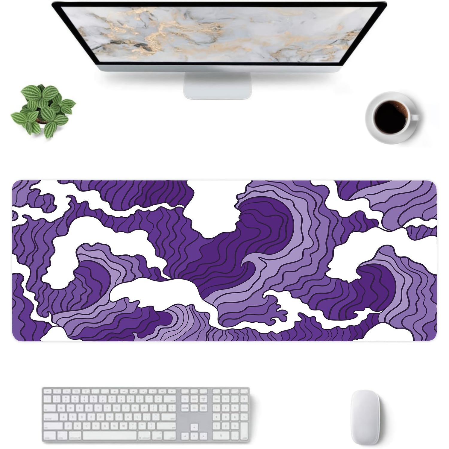 Mor ve Beyaz Dalgalar Desenli  - Tradescantia Purple incelemesi ve fiyatı