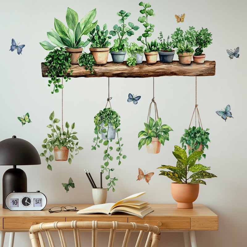 3D Saksı Yeşil Bitki Raf Duvar - Echeveria Succulent incelemesi ve fiyatı