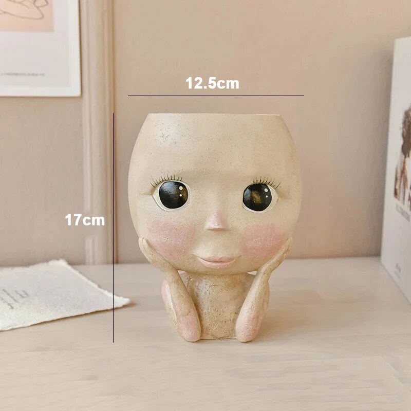 Kızlar Yüz Kafa Çiçek Ekici, E - Echeveria Succulent incelemesi ve fiyatı